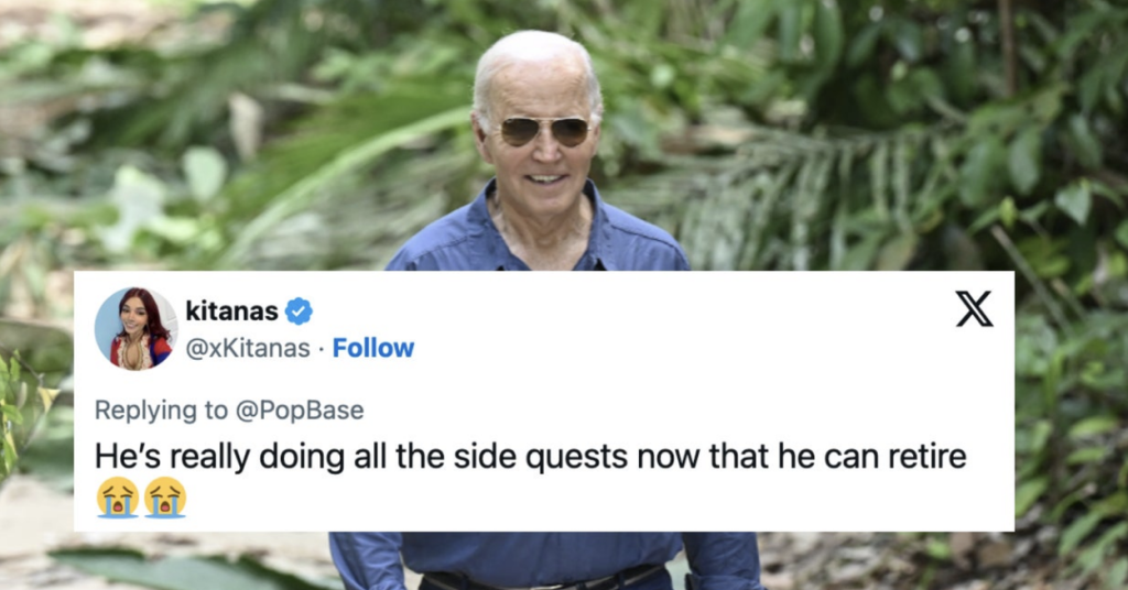 People Are Obsessed With This Video Of Joe Biden Wandering Into The Amazon Rainforest, And It's The Meme We All Needed Right Now