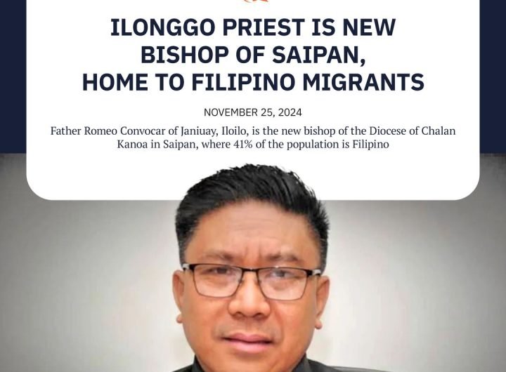 Pope Francis named Father Romeo Duetao Convocar, a priest from Iloilo in the Philippines, as the new bishop of the Diocese of Chalan Kanoa in the Nort