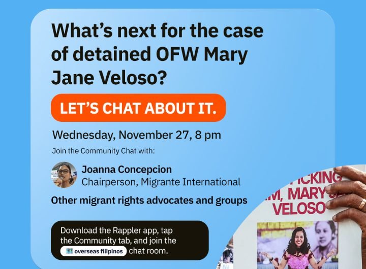 President Ferdinand Marcos Jr. announced on November 20 that overseas Filipino worker Mary Jane Veloso will return home. However, she will not be imme