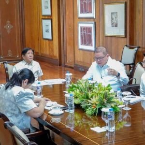 President Ferdinand Marcos Jr., on Tuesday, met with the Department of Agriculture (DA) and the National Irrigation Administration (NIA) to discuss pl