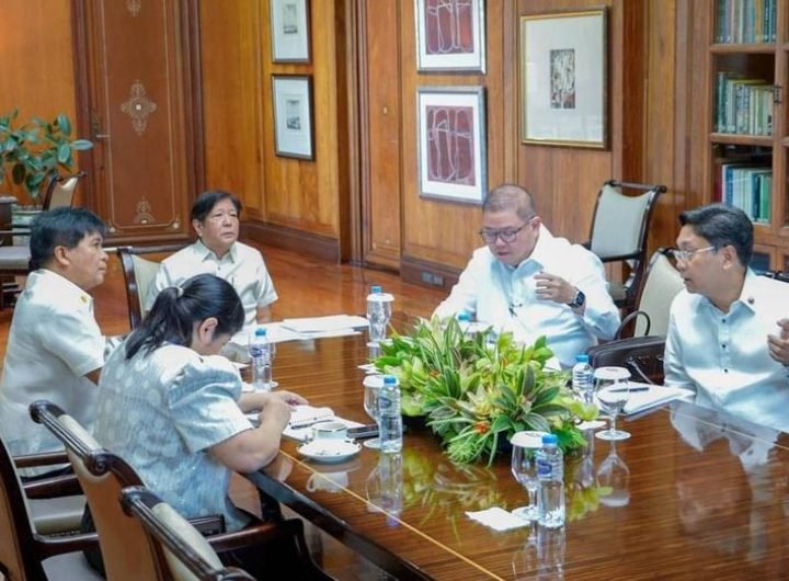 President Ferdinand Marcos Jr., on Tuesday, met with the Department of Agriculture (DA) and the National Irrigation Administration (NIA) to discuss pl