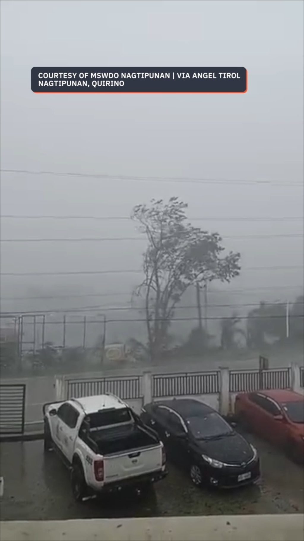 Residents of Nagtipunan, Quirino, experience strong winds and heavy rain due to Super Typhoon #PepitoPH. Authorities are currently on high alert for p