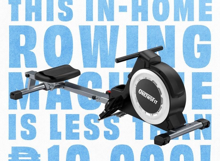 Rowing is a fun yet challenging rhythmic full-body workout that can get you in the zone.  Skip the studio and do it at home with this machine!