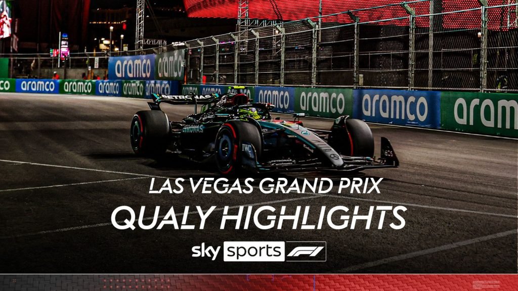 Highlights from the Las Vegas GP qualifying, with Mercedes looking to cause an upset.