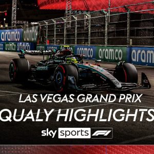 Highlights from the Las Vegas GP qualifying, with Mercedes looking to cause an upset.