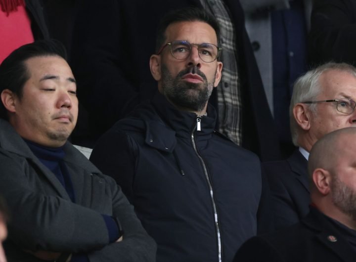 Ruud van Nistelrooy at the Gtech Community Stadium