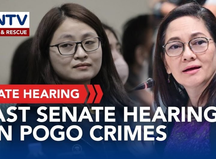 Sen. Hontiveros presides last Senate hearing on POGO crimes, related issues | November 26, 2024