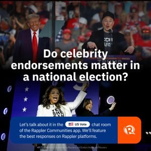 Several American celebrities have expressed their support for either Kamala Harris or Donald Trump in the course of the 2024 US presidential campaign.