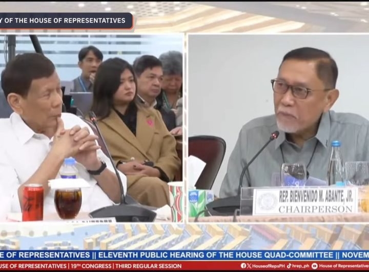 Sure, the need to curb criminality was urgent, but did 20,000 people have to die for it? Manila 6th District Rep. Benny Abante asks former Pres. Rodri