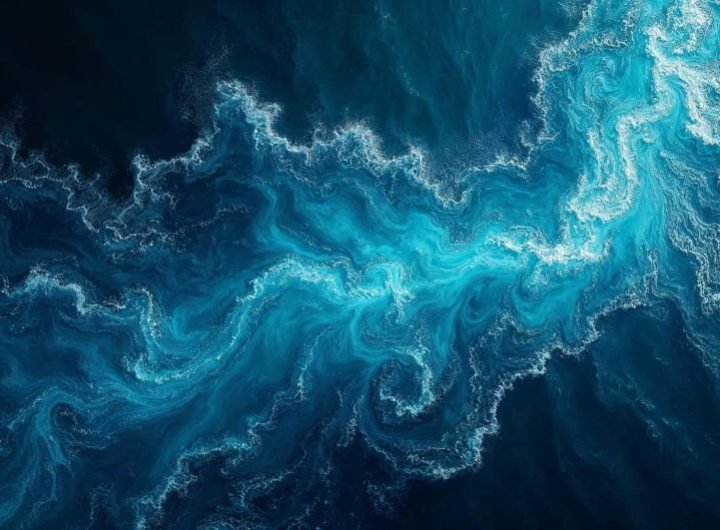 Ocean Currents Art Concept