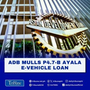 The Asian Development Bank is considering a P4.7-billion loan to Ayala Corporation for the purchase of more electric vehicles and for rollover of char