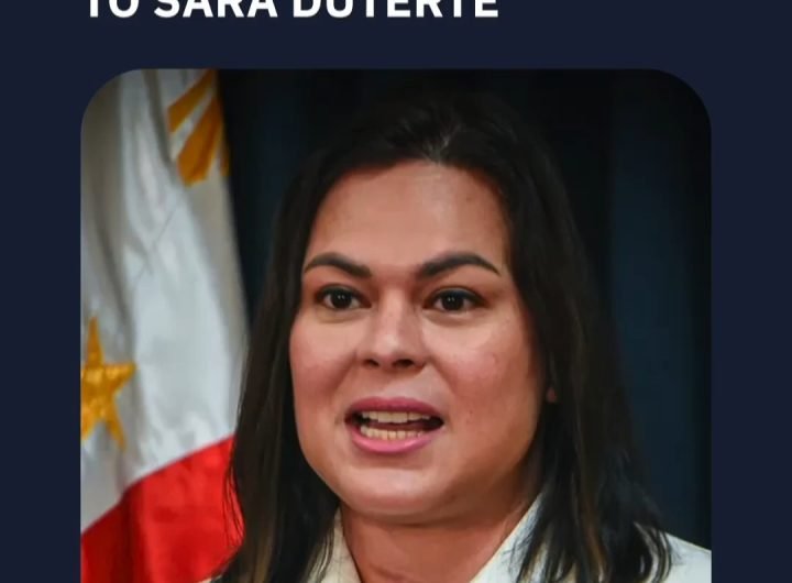 The National Bureau of Investigation serves a subpoena to Vice President Sara Duterte Tuesday, November 26, after her threats against President Ferdin