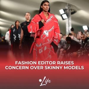 The editorial director of British Vogue magazine on Wednesday said she was worried about the return of thin models, linking the trend to the widesprea