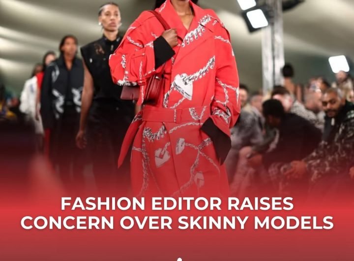 The editorial director of British Vogue magazine on Wednesday said she was worried about the return of thin models, linking the trend to the widesprea