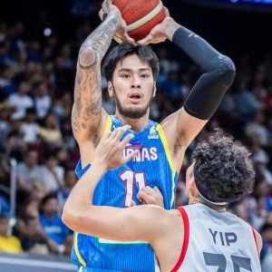 The twin towers of Kai Sotto and June Mar Fajardo dominate inside as Gilas Pilipinas stays unbeaten in the FIBA Asia Cup Qualifiers. #FIBA #AsiaCup