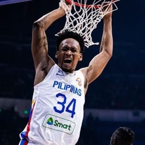 Tim Cone has his fingers crossed that AJ Edu will be healthy for Gilas Pilipinas' campaign in the third window of the FIBA Asia Cup Qualifiers in Febr