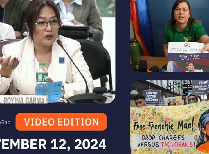 Today's headlines: Royina Garma, Sara Duterte & Imee Marcos, Frenchie Mae Cumpio