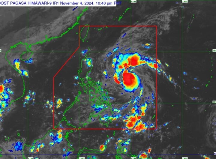 Tropical Cyclone #MarcePH has now intensified into a severe tropical storm.