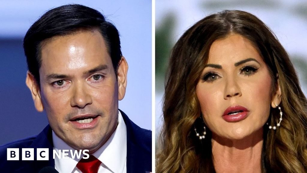 Trump lining up Marco Rubio and Kristi Noem for top jobs, US media say