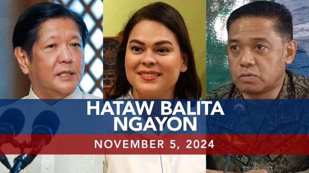 UNTV: Hataw Balita Ngayon |   November 05, 2024