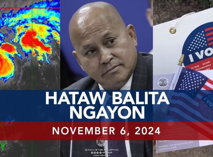 UNTV: Hataw Balita Ngayon |   November 06, 2024