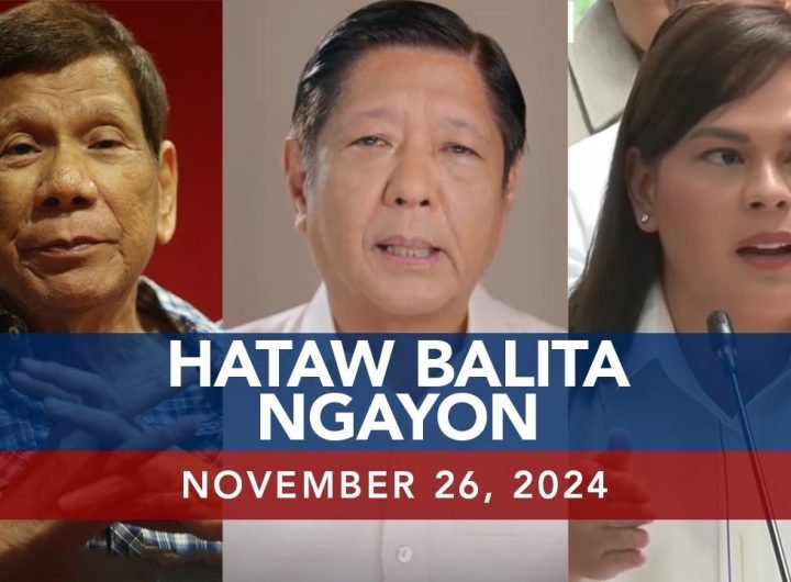 UNTV: Hataw Balita Ngayon |  November 26, 2024