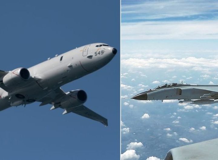 US military plane armed with torpedoes flies over Taiwan putting China on 'high alert'