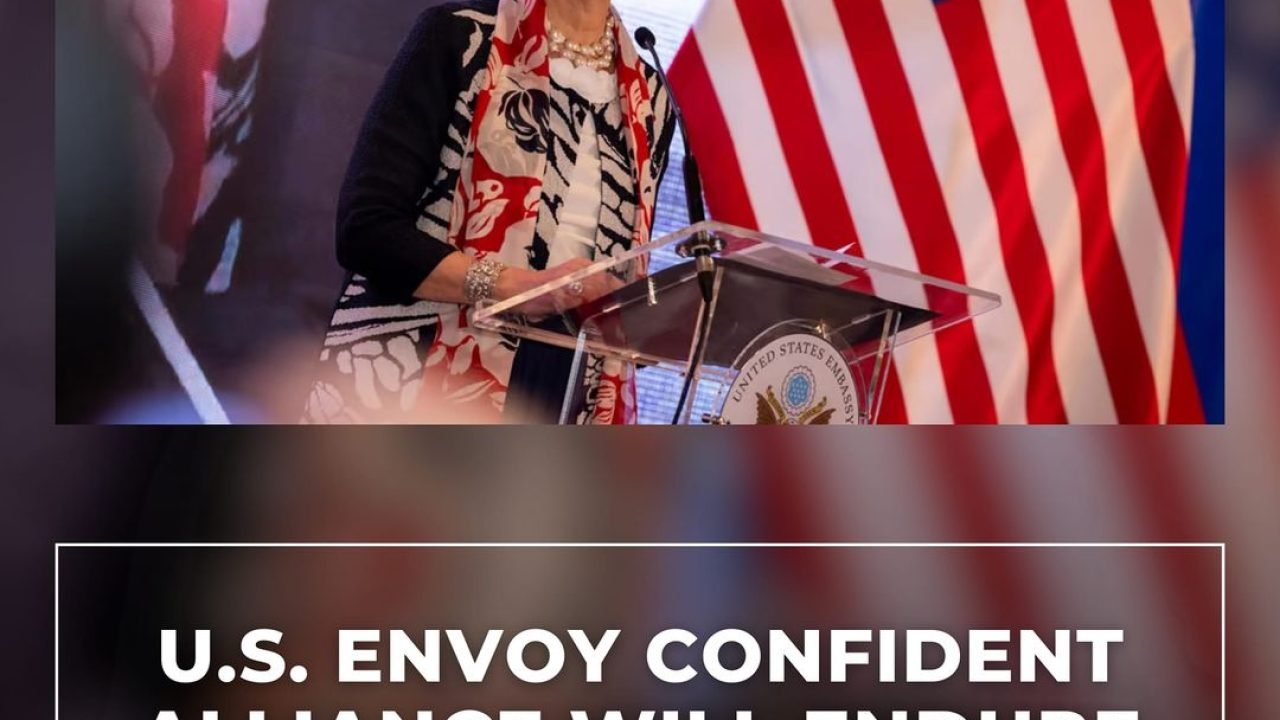 United States Ambassador to the Philippines MaryKay Carlson expressed confidence Wednesday in the alliance between Washington and Manila, stressing th