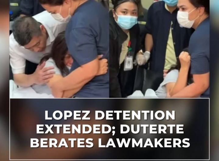 Vice President Sara Duterte accused members of the House of Representatives of ignorance of the law when they ordered the detention of her chief of st