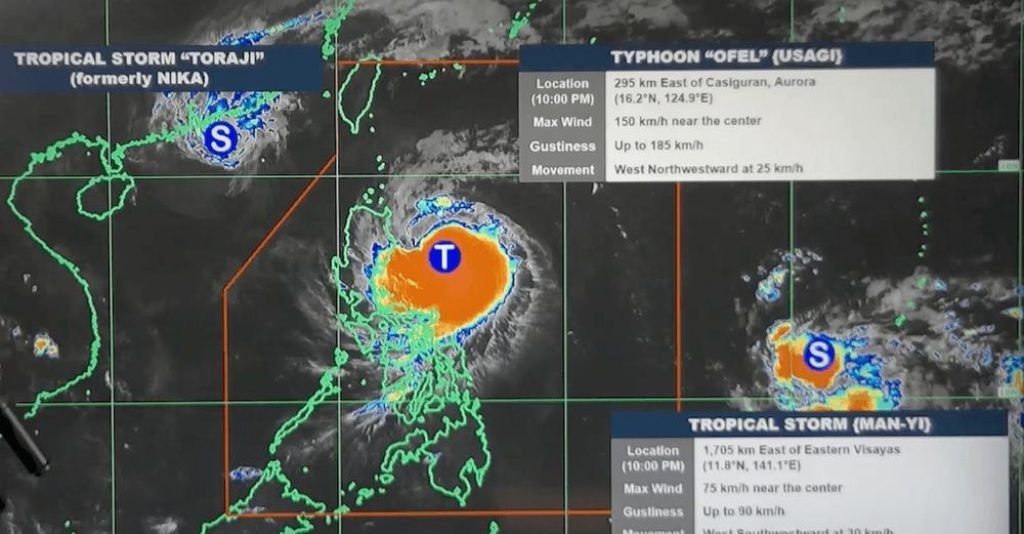 #WeatherAlert: Southern Luzon, Central Luzon, and Eastern Visayas must all prepare for the possible landfall of Tropical Storm Man-yi or the potential