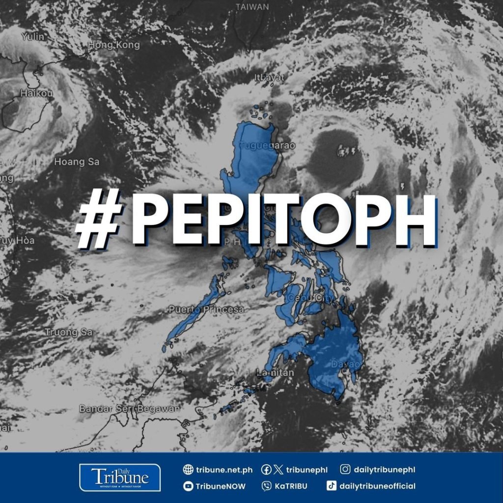 #WeatherUpdate: Super Typhoon #PepitoPH passes over the waters north of Calaguas Islands and is now over the sea east of Quezon, according to PAGASA i