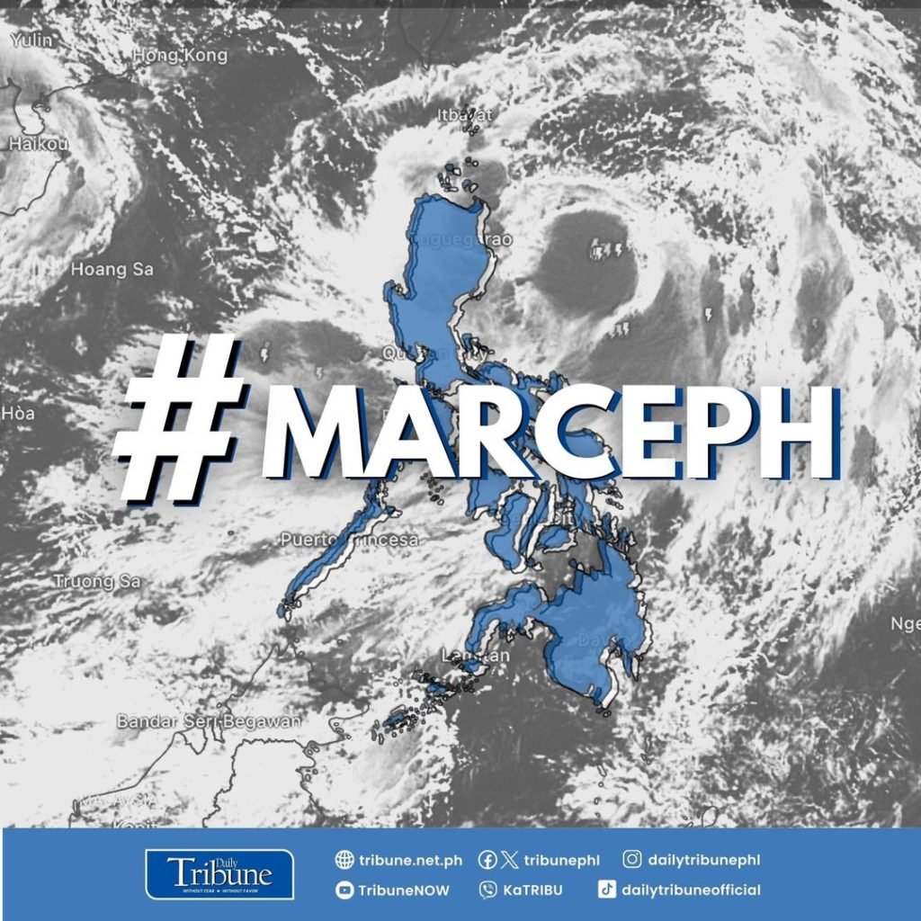 #WeatherUpdate: Typhoon #MarcePH has further intensified and now threatens the Babuyan Islands and northern mainland Luzon, said PAGASA on Wednesday.