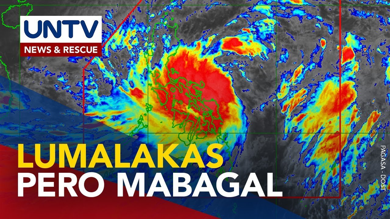 ‘Kristine’, napanatili ang lakas pero mabagal ang galaw; Signal No. 2, nakataas sa Catanduanes