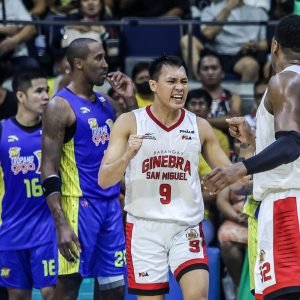 Barangay Ginebra's Scottie Thompson during the PBA Governors' Cup Finals Game 5 against TNT Tropang Giga