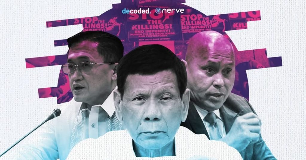 Across social media platforms like Facebook, Twitter, and Instagram, Dela Rosa and Go see a surge in mentions, but their names are often paired with D