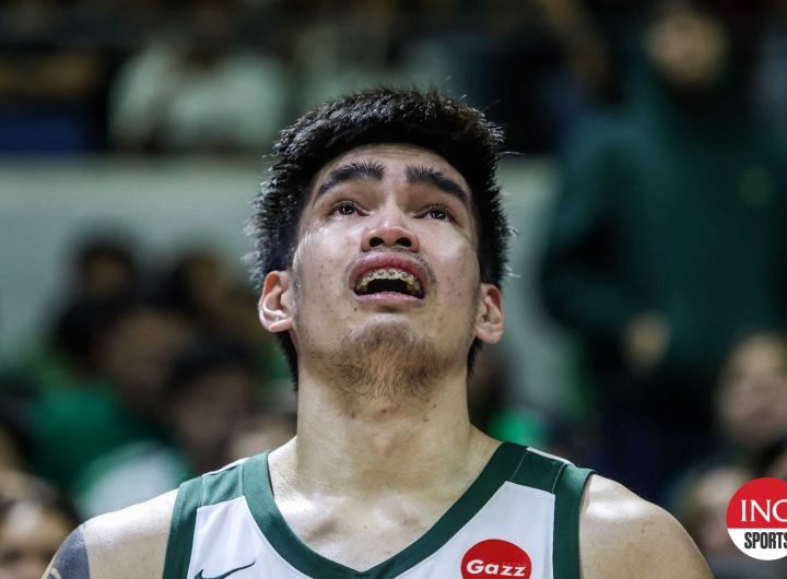 La Salle star Kevin Quiambao after the Green Archers lost the title to UP Fighting Maroons after Game 3 of the UAAP Season 87 men's basketball Finals