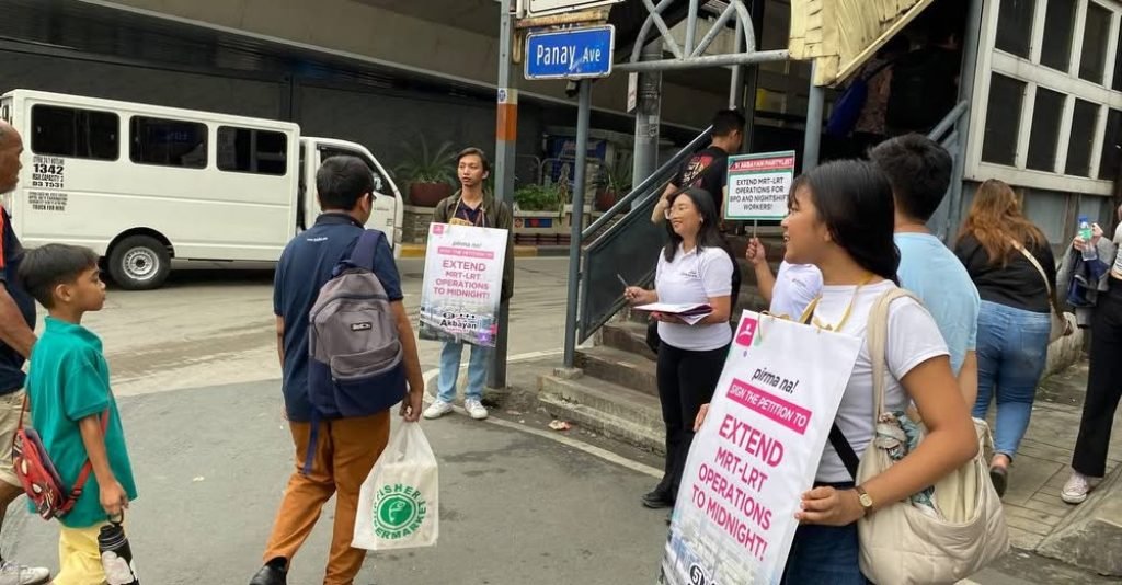 After the DOTr announces an extension of train operating hours for the holiday season, Akbayan begins a petition to make the extension permanent, to a