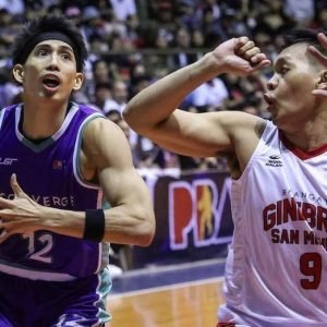 Alec Stockton and Schonny Winston show the way in the second half as Converge claims its third straight win at the expense of a stunned Barangay Gineb