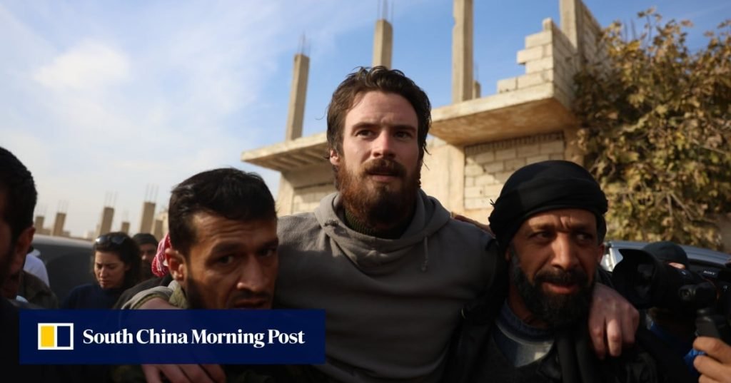 American who says he crossed into Syria on foot freed after 7 months in detention