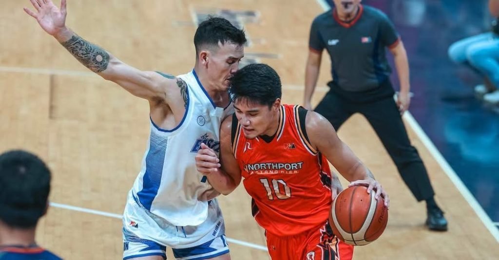 Arvin Tolentino proves to be a model of efficiency as he helps steer NorthPort back on track after the Batang Pier suffered their first loss of the co