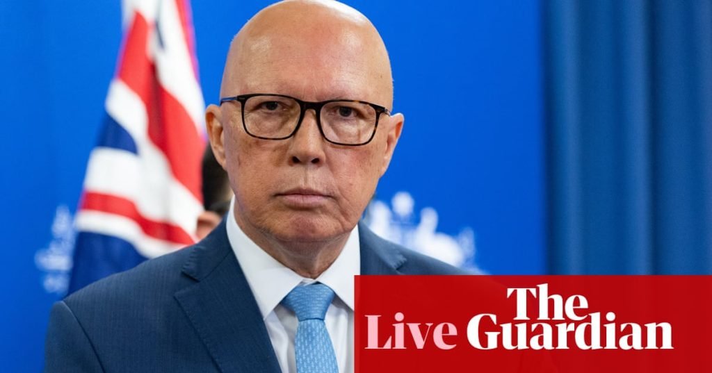 Australia news live: people convicted of drug crime ‘aren’t national heroes’, Dutton says in wake of remaining Bali Nine release | Australia news