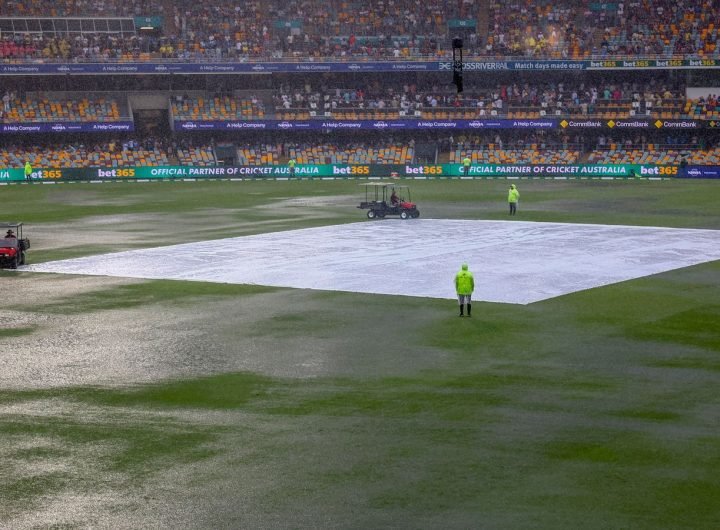 The Gabba during day one of the third Test between Australia and India (Associated Press)