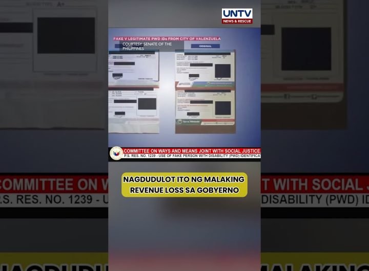 BIR, magsasagawa ng nationwide crackdown laban sa pekeng PWD ID cards