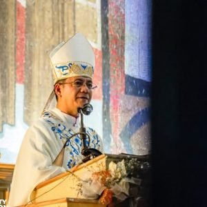 Basilan Bishop Leo Dalmao stops midway through his Christmas Eve homily and is transported via sea ambulance to a Zamboanga City hospital.