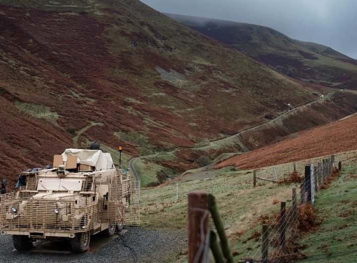 British Army deploy C-UAS laser from Wolfhound for the first time