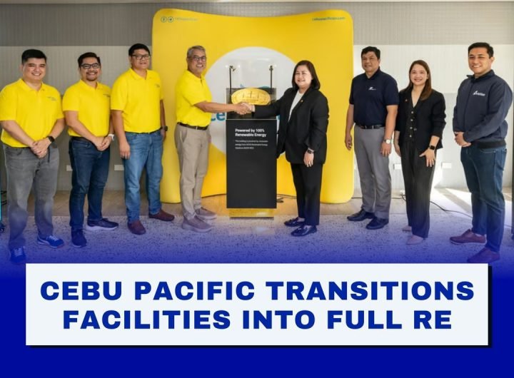 By using only renewable energy (RE) to power two of its main facilities, Cebu Pacific (CEB) is on the path towards decarbonizing its operations.