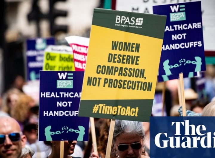 Calls for abortion law change in England after couple sentenced for buying pills | Abortion