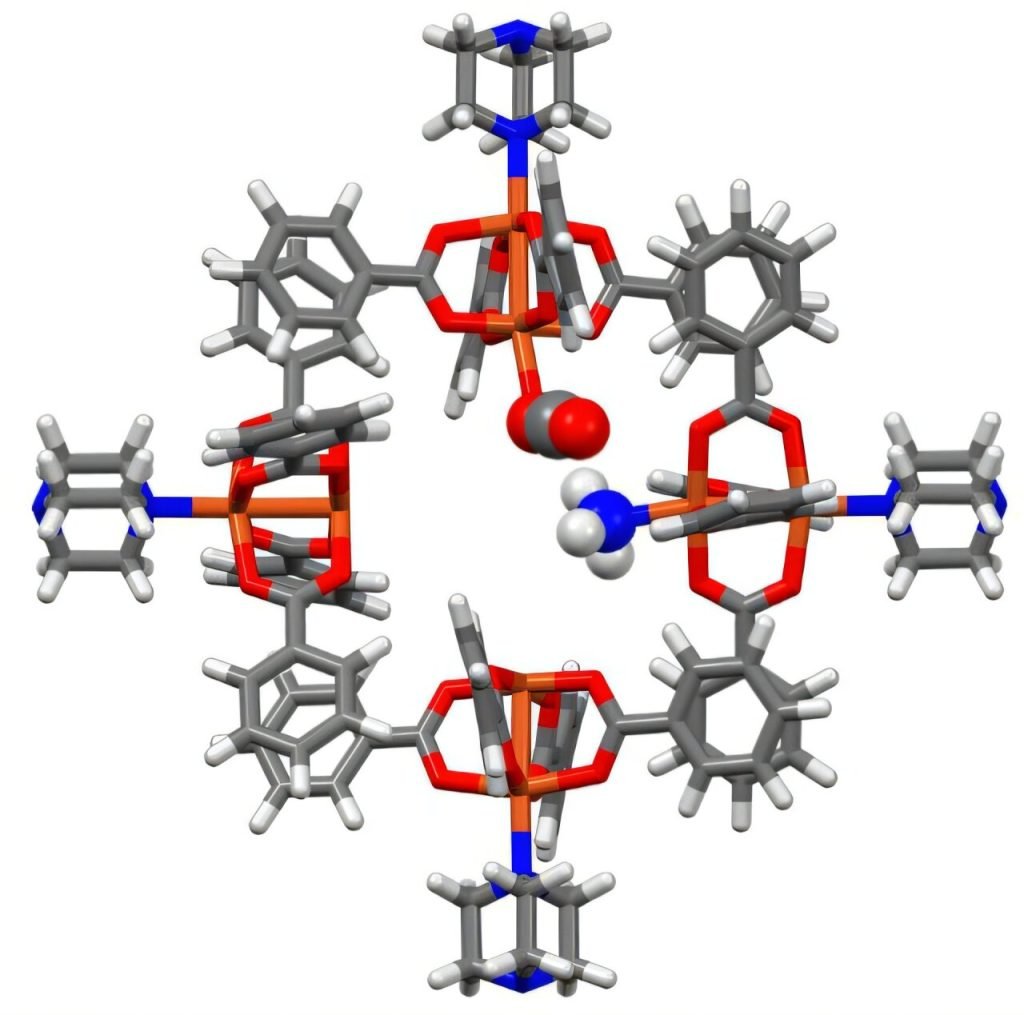 Chemical structure's carbon capture ability doubled by new research