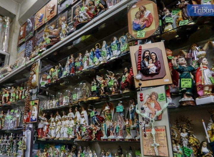 Christmas and Christian figurines in Divisoria