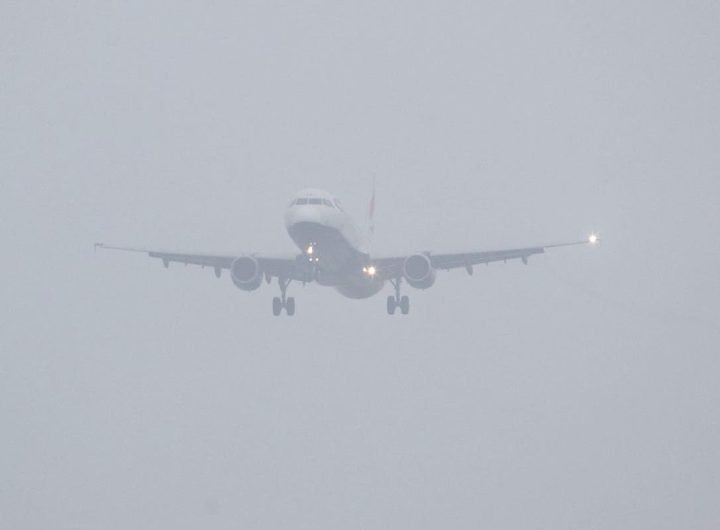 Christmas travel chaos as thick fog sparks mass delays and cancellations at UK’s busiest airports